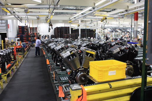 Harley-Davidson engine factory in Pilgrim Rd, Milwaukee takeover