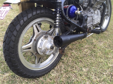 Yes, you heard right, our 1980 Honda CX500 project bike has gone NOS, thanks to Rocker Classic Motorcycles. Notice the bluebottle in the mid section!