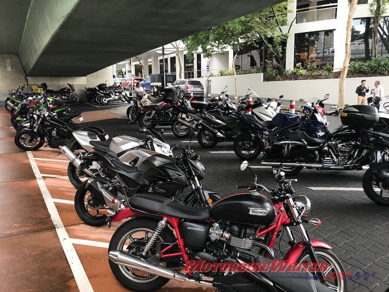 Motorcycle and scooter riders urged to make a submission to the Brisbane City Council draft transport plan - parking BCC bicycles