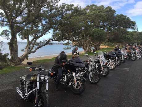 Pacific Island beach at Orewa New Zealand