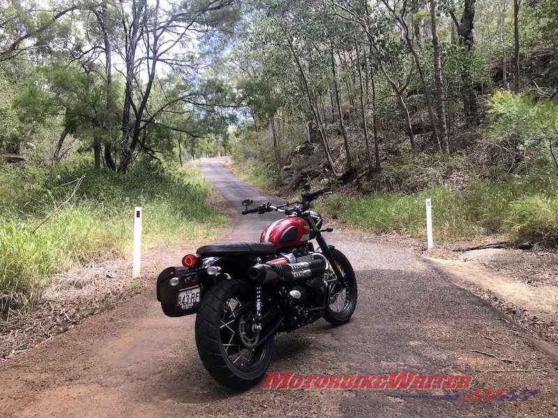 Road names motorcycles Triumph Street Scrambler