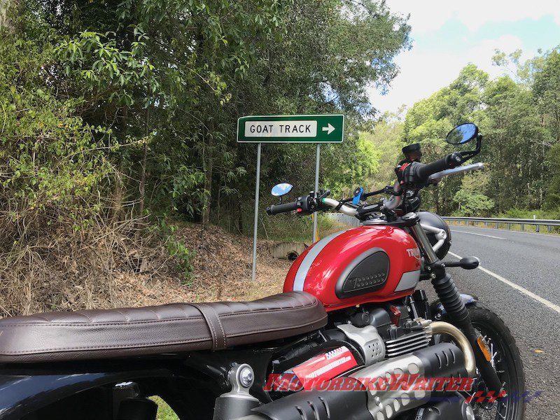 Road names motorcycles Triumph Street Scrambler