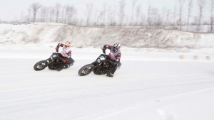 Harley-Davidson Street 750 on ice