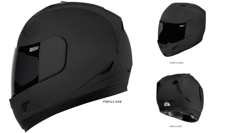 Icon Alliance Dark Helmet 3 views