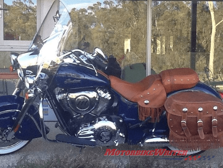 Donate Indian Chief Vintage Max Vulling Indian Motorcycle Melbourne dealer principal Roman Peldys