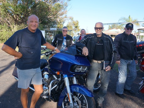 Troy and MBW at Coolmunda Caravan Park a popular spot for ridersd