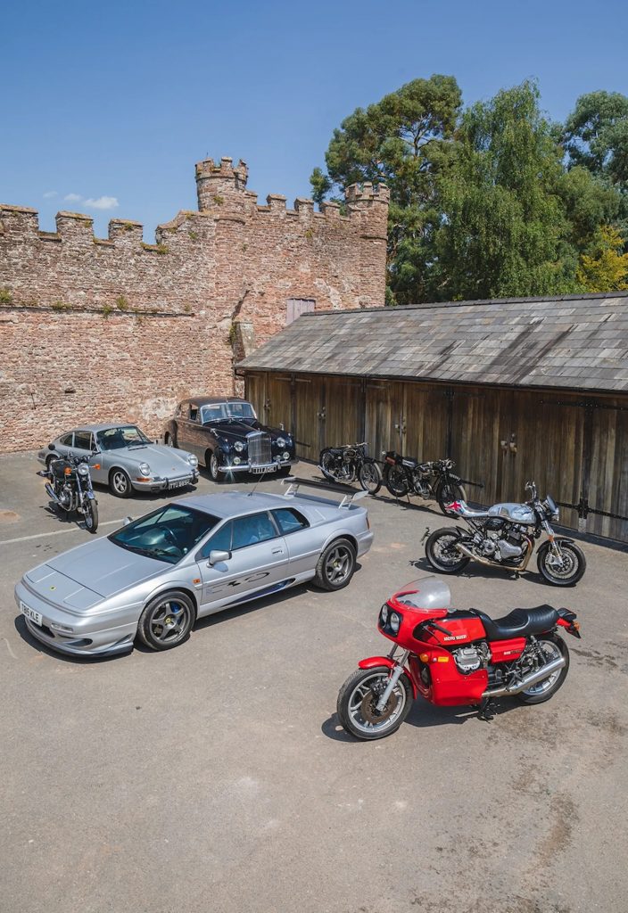 a view of some of Roger Hammond's classic collection, which he will be auctioning off to support a new business venture, called "The Smallest Cog"