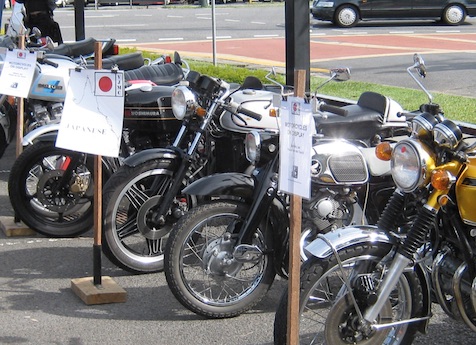 Japanese Motorcycle Club Classic Motorcycle Show Oliver's Motorcycles twist