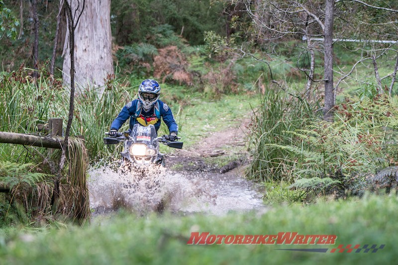 Female riders trial for GS Trophy