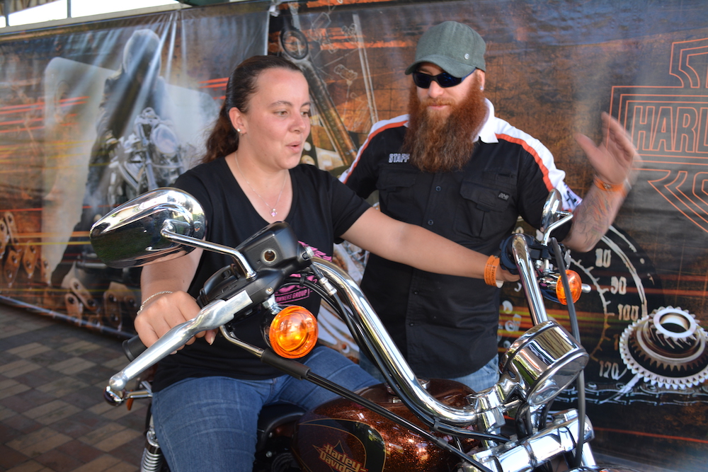 Don’t ever sit on another rider’s bike Jump Start virtual reality