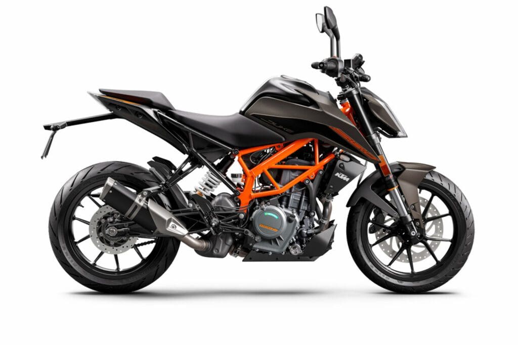 KTM's revised 2023 390 Duke. Media sourced from KTM. 