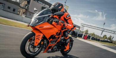 KTM's new 2023 RC390. Media sourced from KTM.