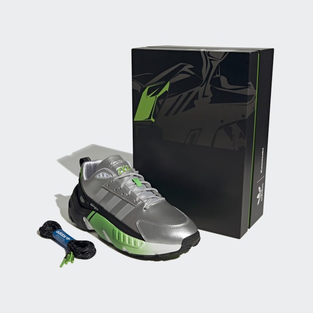 Kawasaki's newest addition to their partnership with Adidas: The ZX22. Media sourced from Kawasaki's press release.