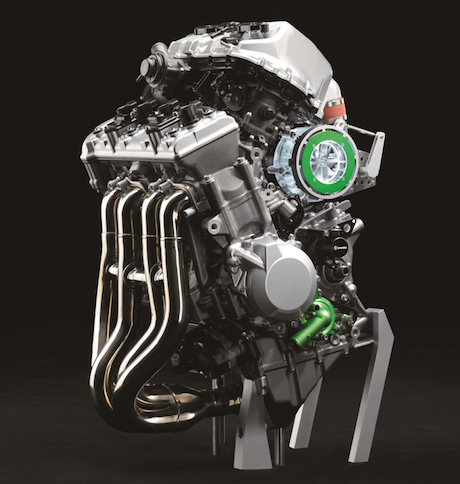 Kawasaki balanced supercharged engine