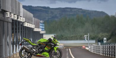 Kawasaki's new super sport beauty, 2023 ZX4RR. Media sourced from Kawasaki.