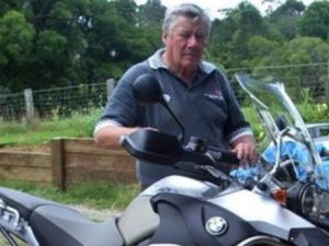 Motorcycle rule - Kevin Bartlett and his BMW R 1200 GSA