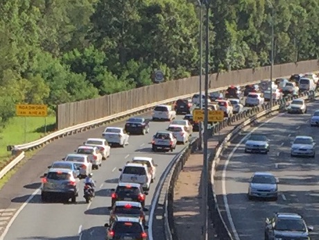 lane filtering ride to work day motorcyclists