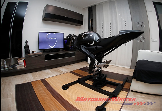 LeanGP home motorcycle simulator