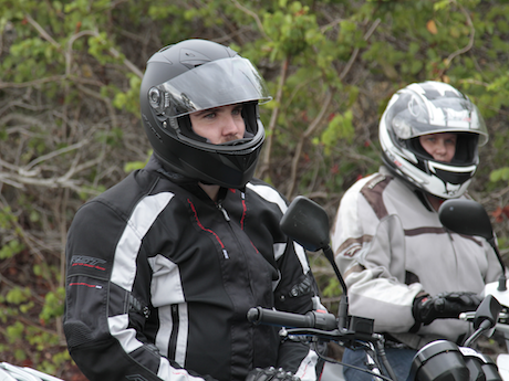 Learner rider Mitch Hamrey
