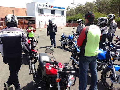 Learner riders at the HART course overhaul