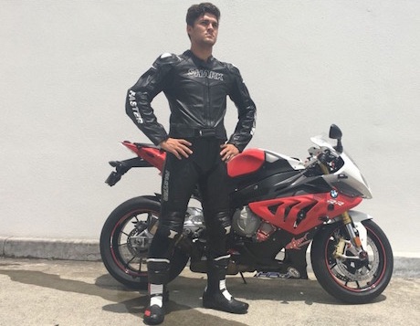 Shark Leathers Faster two-piece leather road suit