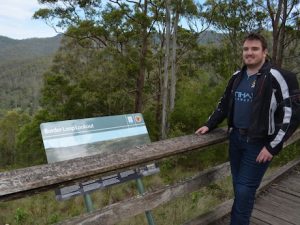 Biker roads: Scenic lookout on the Lions Rd