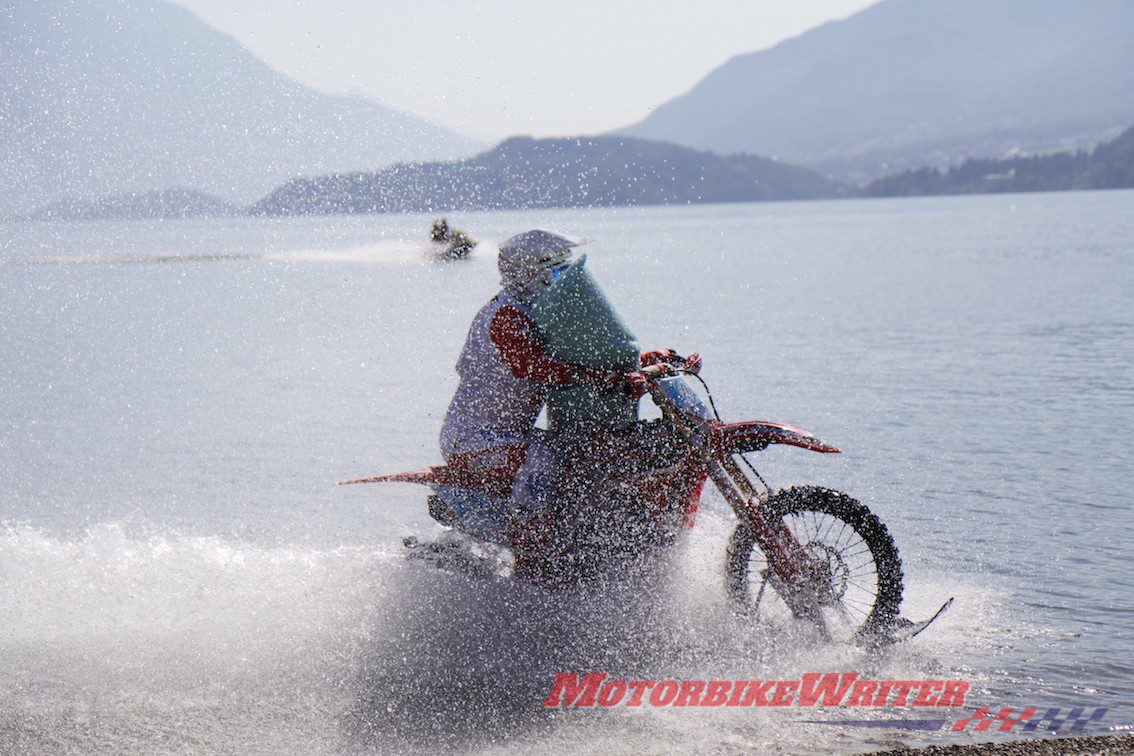 Luca Colombo water bike