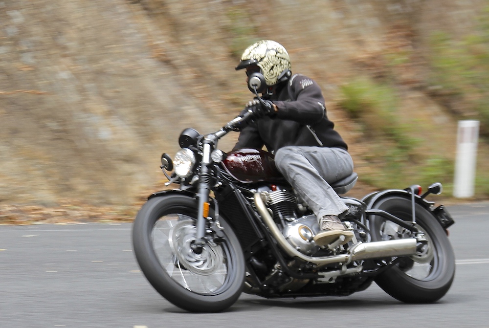 Triumph Bonneville Bobber is a styling hit