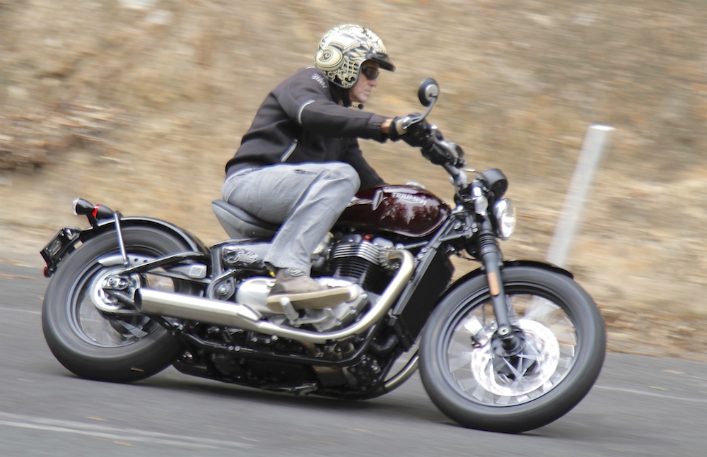 Triumph Bonneville Bobber is a styling hit