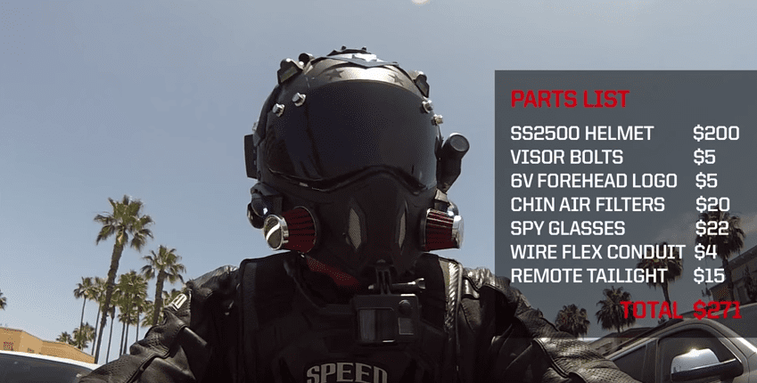 MOTO PILOT Helmet Parts List