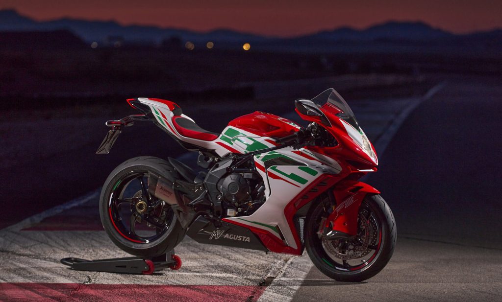 The MV Agusta RC Series; the F3RR, with media courtesy of MV Agusta.