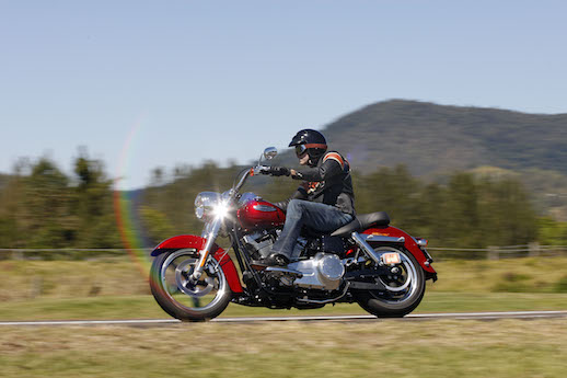 MBW near Maleny on the Harley Switchback launch rewards