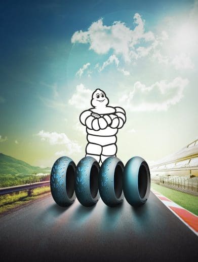 Michelin tyres. Media sourced from Michelin's Facebook page for motorcycle tyres.
