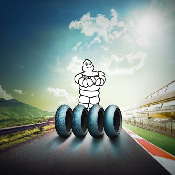 Michelin tyres. Media sourced from Michelin's Facebook page for motorcycle tyres.