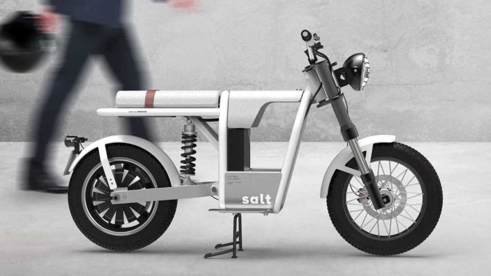 The 'MIUNIK Salt,' an electric concept from the minds at ID DESIGN. Media sourced from RideApart.
