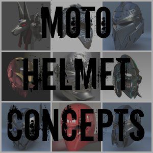 Motorcycle Helmet concepts button