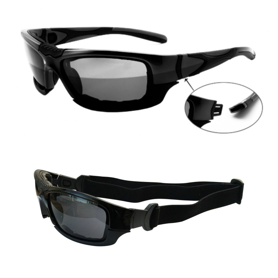 Motorcycle Riding Glasses to Goggles Pic