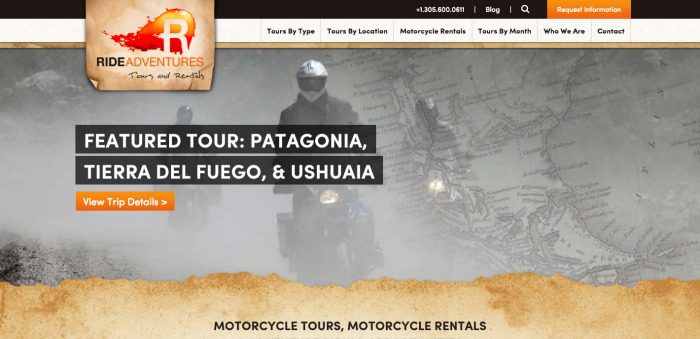 Motorcycle tours Motorcycle rentals Adventure Riding Travel