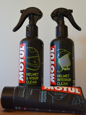 Motul motorcycle helmet cleaner