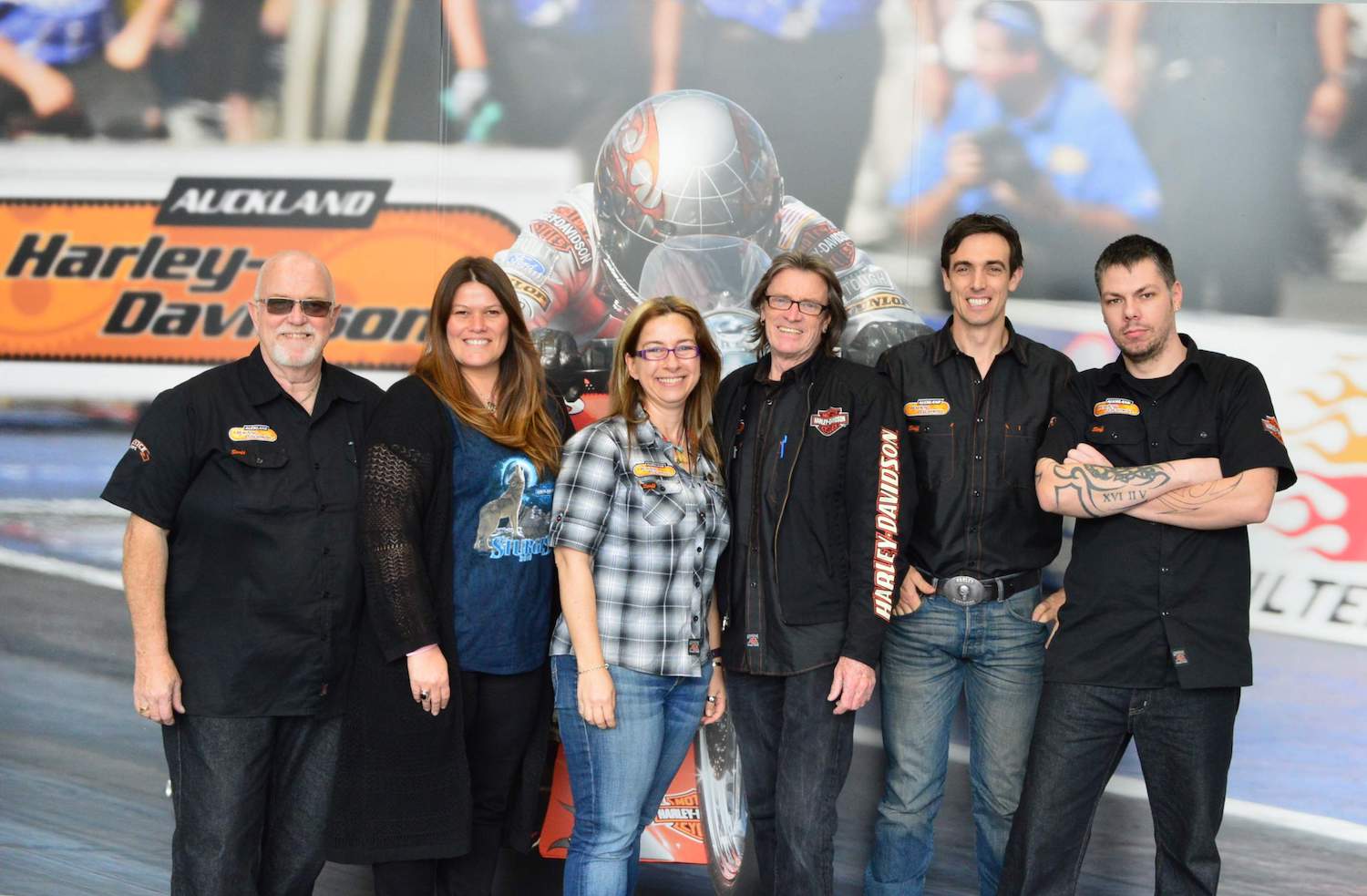 North Auckland Harley-Davidson dealerships team