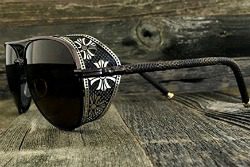 nikkieyewear-steampunk-aviator-sunglasses-embossed-intricate-details-side-shields-brown-frame-brown-lens