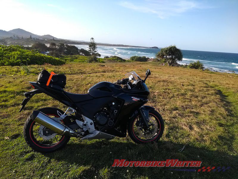 Northern Rivers ride with Todd Parkes Honda CBR500