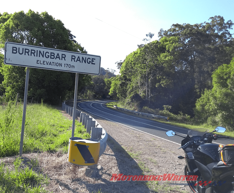 Burringbar range Northern Rivers ride with Todd Parkes Honda CBR500