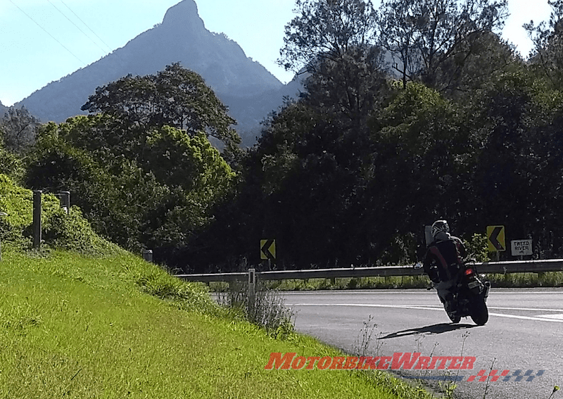 Northern Rivers ride with Todd Parkes Honda CBR500