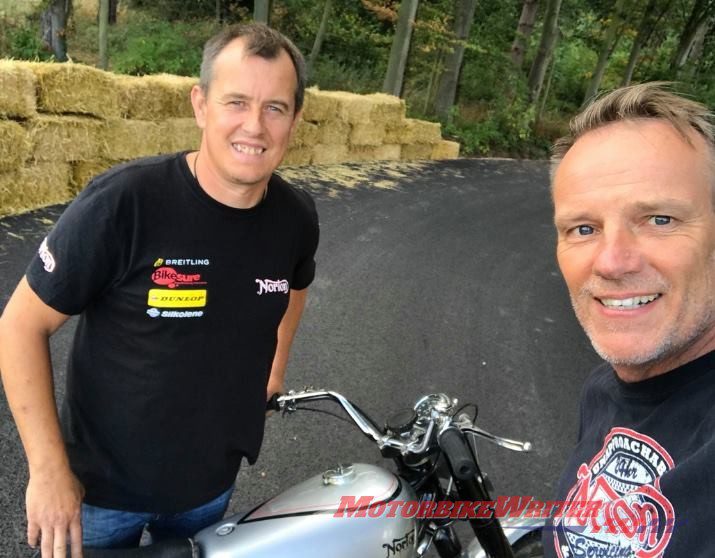 TT legend John McGuinness and Norton boss Stuart Garner funding