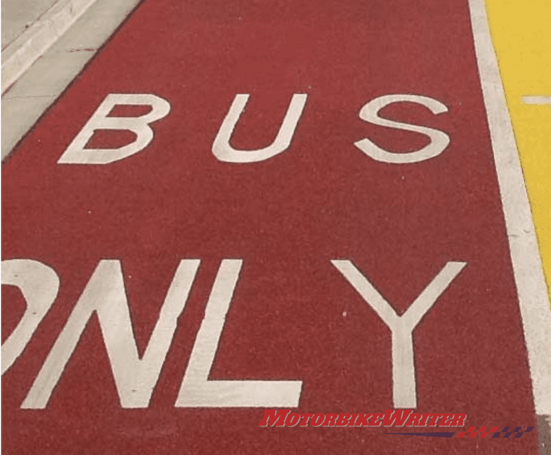 Omnigrip on bus lane