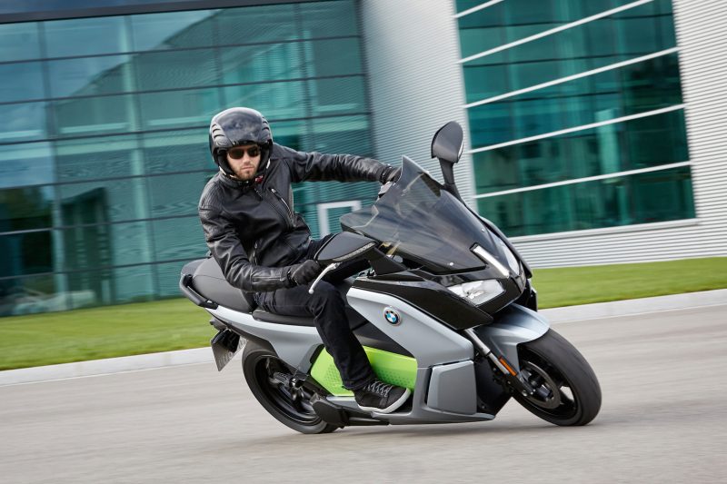 BMW C evolution electric scooter emissions