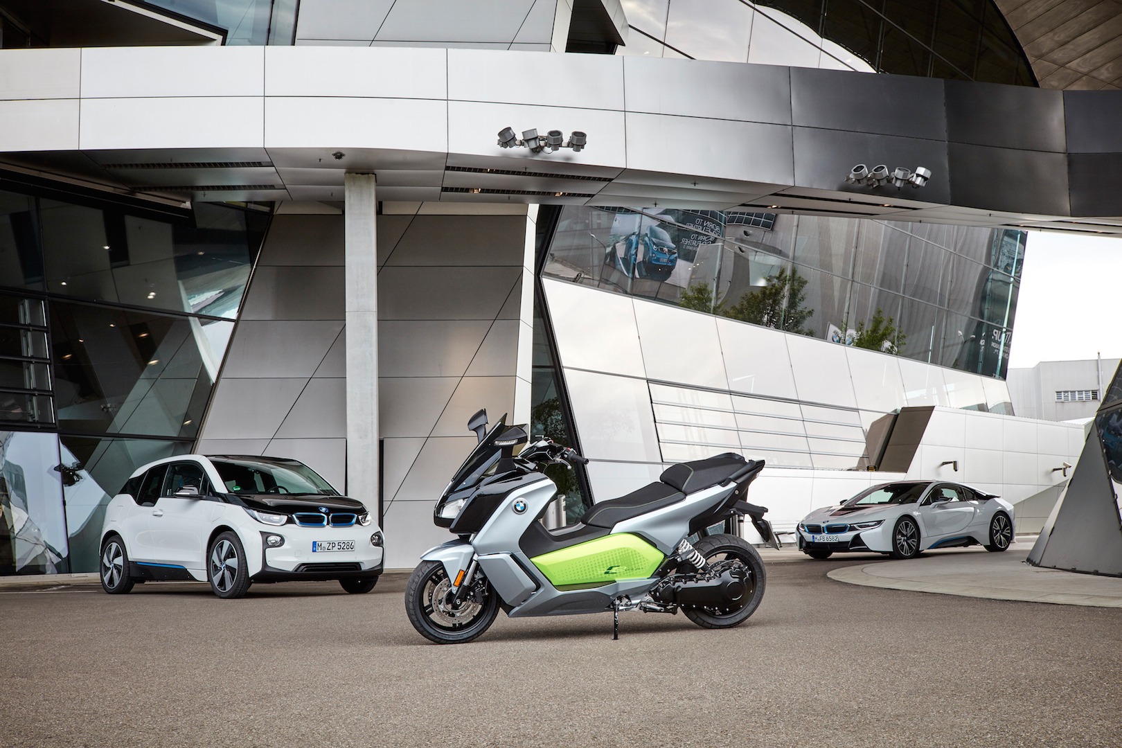 BMW C evolution electric scooter range