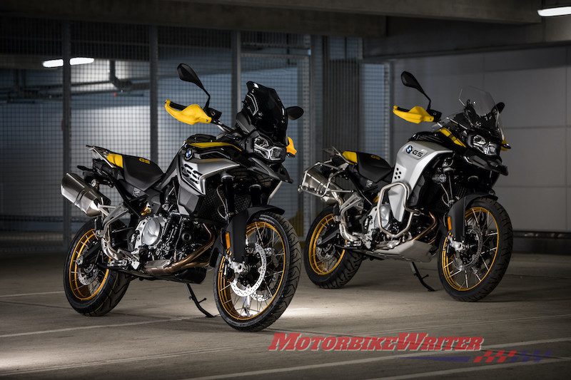 BMW 40 Years anniversary F series GS models