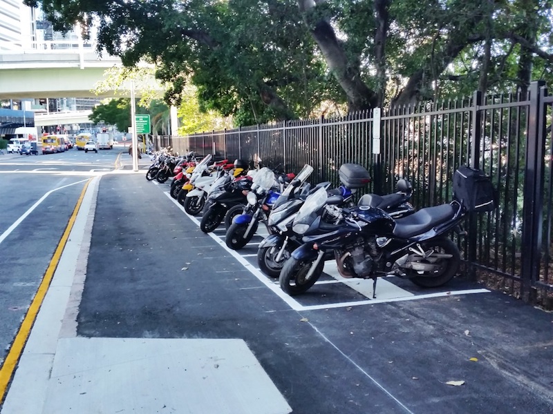 Brisbane CBD motorcycle parking plan